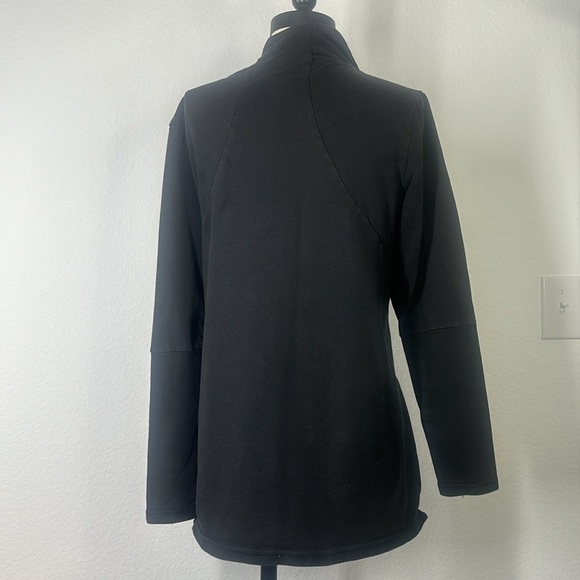 JacketsThe North Face Wrap-Ture Yoga Black Tunic Full Zip Jacket Size size L - Picture 6 of 10